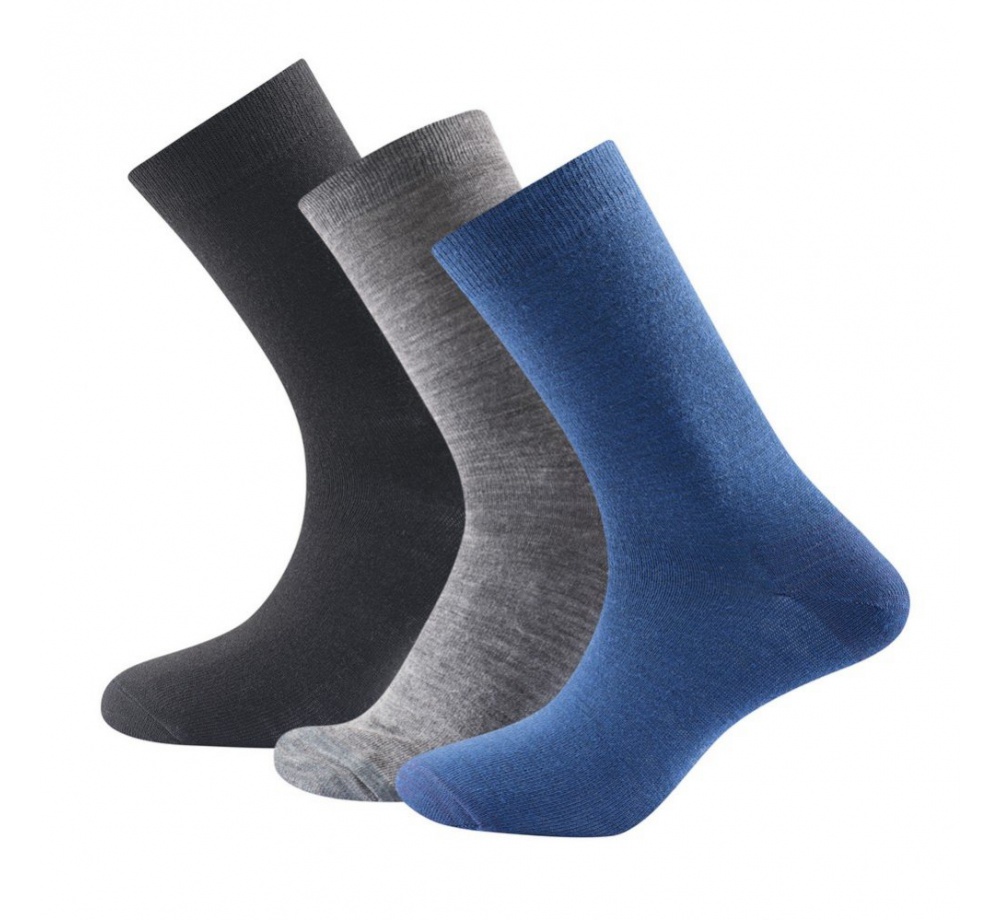 Veľmi ľahké vlnené ponožky Devold Daily Light-   3-Pack- Mix